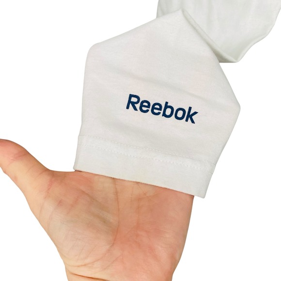 Reebok Florida Everblades ECHL Hockey Long Sleeve Shirt Navy Green White Small - Picture 5 of 7